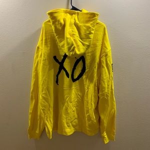 puma xo yellow hoodie